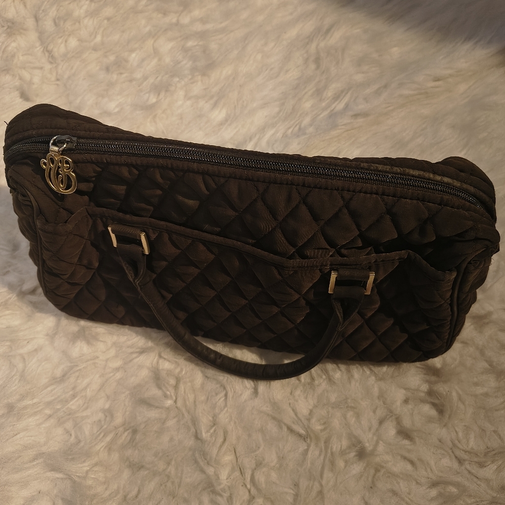 Quilted Brown Vera Bradley Purse